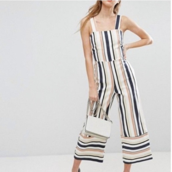 ASOS Pants - ASOS Pinny Stripe Jumpsuit